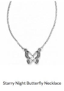 Starry Night Butterfly Necklace