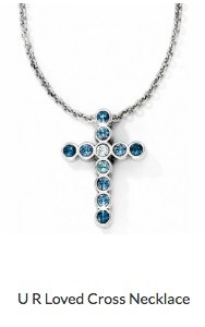 U R Loved Cross Necklace